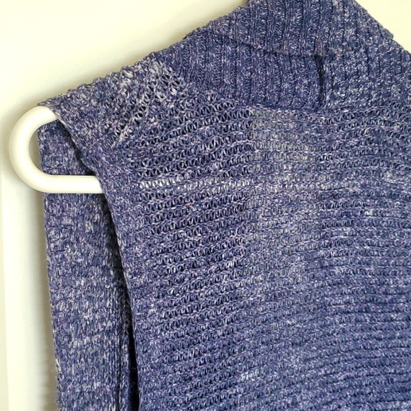 Blue mesh sleeveless Cardigan - Picture 3 of 3